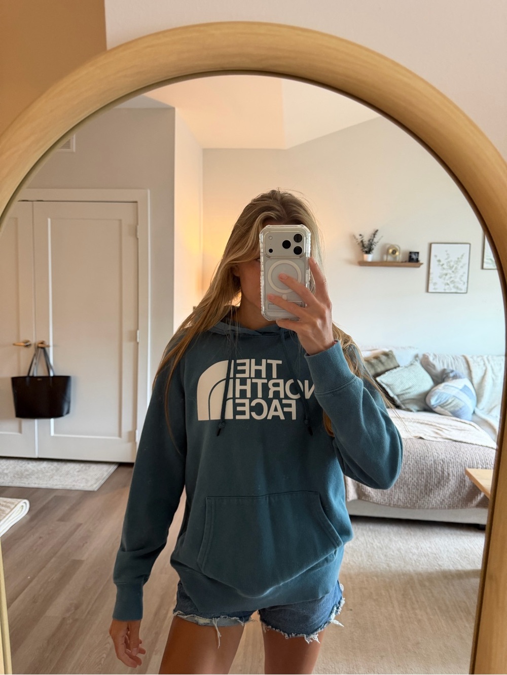 The North Face Teal Hoodie